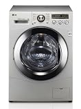 Zoom Produkt-Bild: LG F1447TD51 Waschmaschine Frontlader / A+++A / 1400 UpM / 8 kg / Silber / Inverter Direct Drive(TM) / 6 unterschiedliche Trommelbewegungen