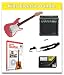 NEW 3/4 Size Beginner Pink Electric Guitar with Amp and Accessories