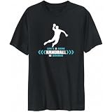 TShirt Mens Black  Lifes A Game Handball Is Serious  Sports XLarge