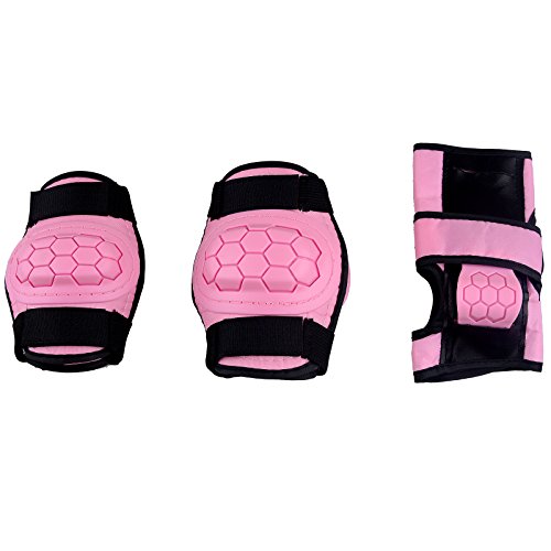 Smartodoors Girls Kids Cycling Roller Skating Knee Elbow Wrist