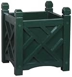DMC Products 70203 14 Inch Chippendale Planter - Hunter Green