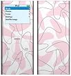 Boomerang Pink - Apple iPod nano 2G (2nd Generation) 2GB/ 4GB/ 8GB Protector Skin Decals - Faceplate Stickers