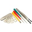 5 Jewelers Bead Reamers Tweezers Gemstone Gauge Tools