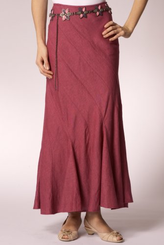 Per Una Pure Linen Cross Dye Skirt clothing