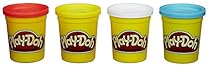 Play-Doh 4-Pack of Colors 20oz - Red, Yellow, White & Blue
