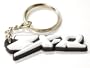 KAWASAKI ZX6 ZX7 ZX10 ZX12 ZX14 KEYCHAIN KEY RING FOB LOGO DECAL MOTORCYCLE