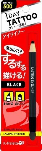 K-Palette 1 Day Tattoo Lasting Eyeliner 01 Black (Pencil Type) by Kinoshita