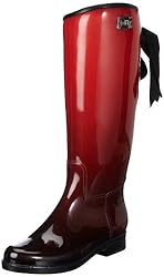 Däv Eve luxury D-EVE SP13, Damen Gummistiefel, Rot (ombre red/black OM200), EU 39 (US 9)