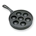 SCI Scandicrafts 7-Cup Cast Iron Aebleskiver Pan