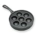 Kitchen & Housewares : SCI Scandicrafts Aebeleskiver Pan 7-Cup, Cast Iron