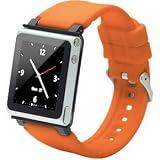 iWatchz CLRCHR22ORG Q Collection Wrist Strap for iPod Nano 6G