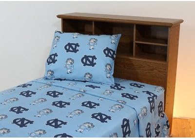 UNC Printed Sheet Set Full -Solid - North Carolina Tar Heels - UNC