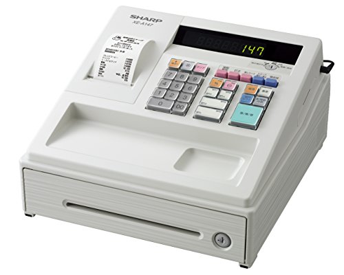 シャープ 電子レジスタ 8部門 ホワイト系 XE-A147-W