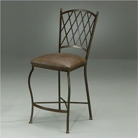 Pastel Furniture AT 210 AR 649 (26' ') - Atrium 26' ' Counter Stool w  Florentine Coffee... by Pastel