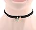 LOYAVE Faux Turquoise Choker Necklace Set Eye Bead Charm Pendant Leather Fashion