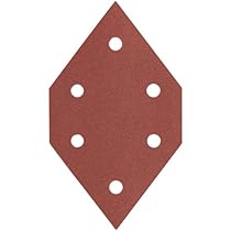 PORTER-CABLE 767601505 150 Grit Diamond-Shaped Hook & Loop Profile Sanding Sheets (5-Pack)
