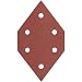 Porter-Cable 767601005 100 Grit Diamond-Shaped Hook & Loop Profile Sanding Sheets - 5 Pack