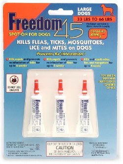 Freedom 45 Spot-On for Dogs LARGE (3 MONTH)