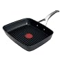 Tefal Jamie Oliver Hard Anodised Grill Pan, 29 x 25 cm