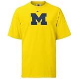 Nike Michigan Wolverines Gold Classic Logo T-shirt