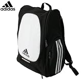 adidas(アディダス) アディバリケードラケットバックパック 63521 ブラック×ホワイト 63521 E44611