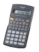 Sharp EL501WBBK 10 Digit 131 Function Calculator