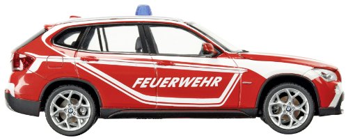 Dickie-Schuco 450719800 - Schuco - BMW X1 (E84) Feuerwehr 1:43 wei&szlig;-rot, Limited Edition: 750 St&uuml;ck, Klarsichtvitrine mit Sammlerumkarton