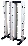 Dumbbell Rack- Vertical, 4-sided, 10 Pair Capacity