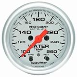 Auto Meter 4354 Ultra-Lite Full Sweep Electric Water Temperature Gauge
