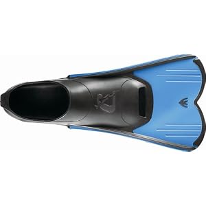 Cressi Men's Light Fin Pool and Training Short Blade Closed Foot Fins