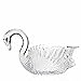 CRYSTAL GIFTWARE SWAN CENTERPIECE BOWL