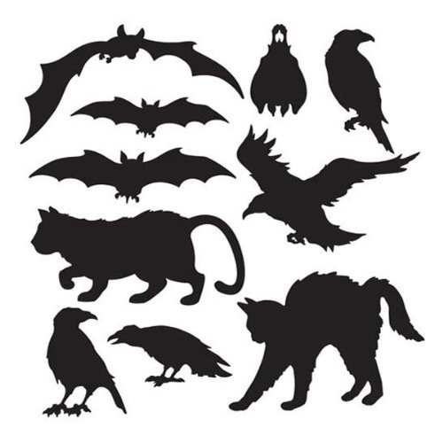 Halloween Silhouettes 10pk