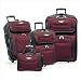 Travel Select Amsterdam 4-piece Luggage Set , Color Red (TS-6950)