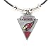Arizona Cardinals Leather Necklace w/Beads & Pewter Pendant - NFL Football Fan Shop Sports Team Merchandise