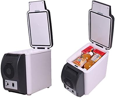 Protable Small Mini Fridge Semiconductor Car Travel Personal Cooler &amp; Warmer Refrigerator with Dual Core Cooling System
