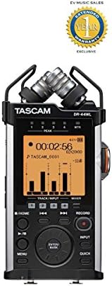Tascam DR-44WL Portable Handheld Recorder with Wi-Fi and 1 Year Free Extended Warranty
