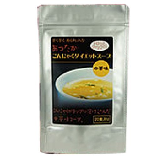 さくさくあられ入りあったかこんにゃくダイエットスープ