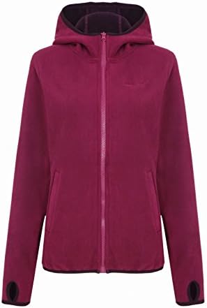 Somewhere Women's Full-Zip Fleece Composite Colors Winter New Hooded Jacket