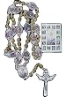 Stations of the Cross Rosary - 24" Silver Tone Chain - Solid Construction - IMPORTED FROM ITALY Stations of the Cross Rosary - 24" Silver Tone Chain - Solid Construction - IMPORTED FROM ITALY