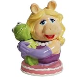 MISS PIGGY HUGGING KERMIT Collectible Cookie Jar