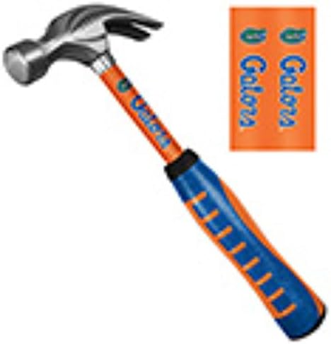 Licensed NCAA Florida Gators Team Logo New And Improved Ultra Comfortable Pro-Grip 16 Oz. Hammer