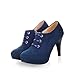 Charm Foot Fashion Womens Platform High Heel Ankle Boots