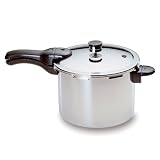 Presto 6 Quart Stainless Steel Pressure Cooker with Colander