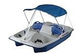 UPC 019862721411 product image for Sun Dolphin Sun Slider Adjustable Seat Lounger Pedal Boat with Canopy, Blue | upcitemdb.com