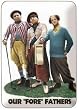 The Three Stooges "Fore" Fathers Switch Plate Cover