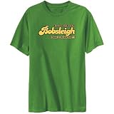 T-Shirt Mens Green ” LIVE WHITOUT Bobsleigh … I DON’T THINK SO !!! RETRO ” Sports