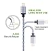 Amoner Lightning Cable, 3Pack 10 FT iPhone Charger Cord Nylon Braided for Apple iPhone iPad iPod (White)