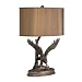 Kichler Lighting 70643 Dakota Ridge Eagle 26.5-Inch Portable Desk Lamp, Cocoa with Black Slub Oval Hard Back Shade