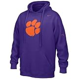 Nike Clemson Tigers Purple Flea Flicker Hoody Sweatshirt