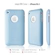 elago S3 Case for iPhone 3G/3GS (High Glossy)-Pastel Blue + Universal Dock Adapter + S2 Stand included